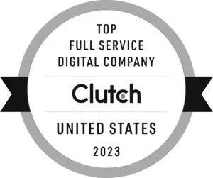 Clutch Top Full Service Digital Company India Badge 2023