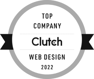 Clutch Top Web Design Company Badge 2022